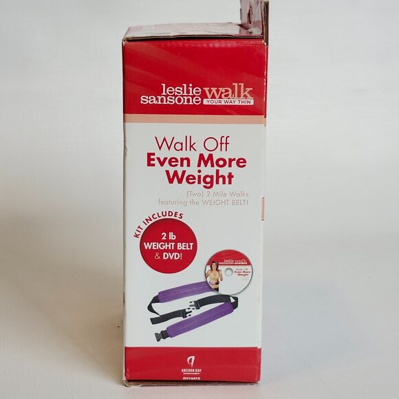 AMAZING Leslie Sansone Walking DVD Box Set BNIP RETRO Fitness WITH Belt and DVD - Picture 3 of 8